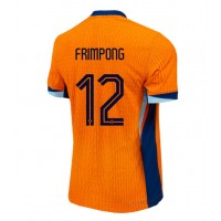 Netherlands Jeremie Frimpong #12 Replica Home Shirt Euro 2024 Short Sleeve